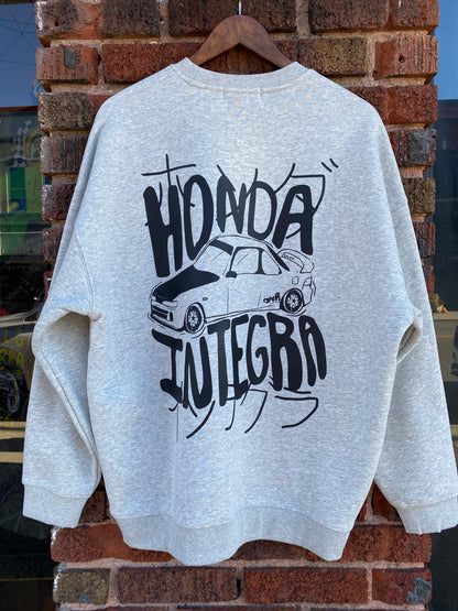 "HONDA INTEGRA" | Levi Cook Artist Series Fleeced Crew
