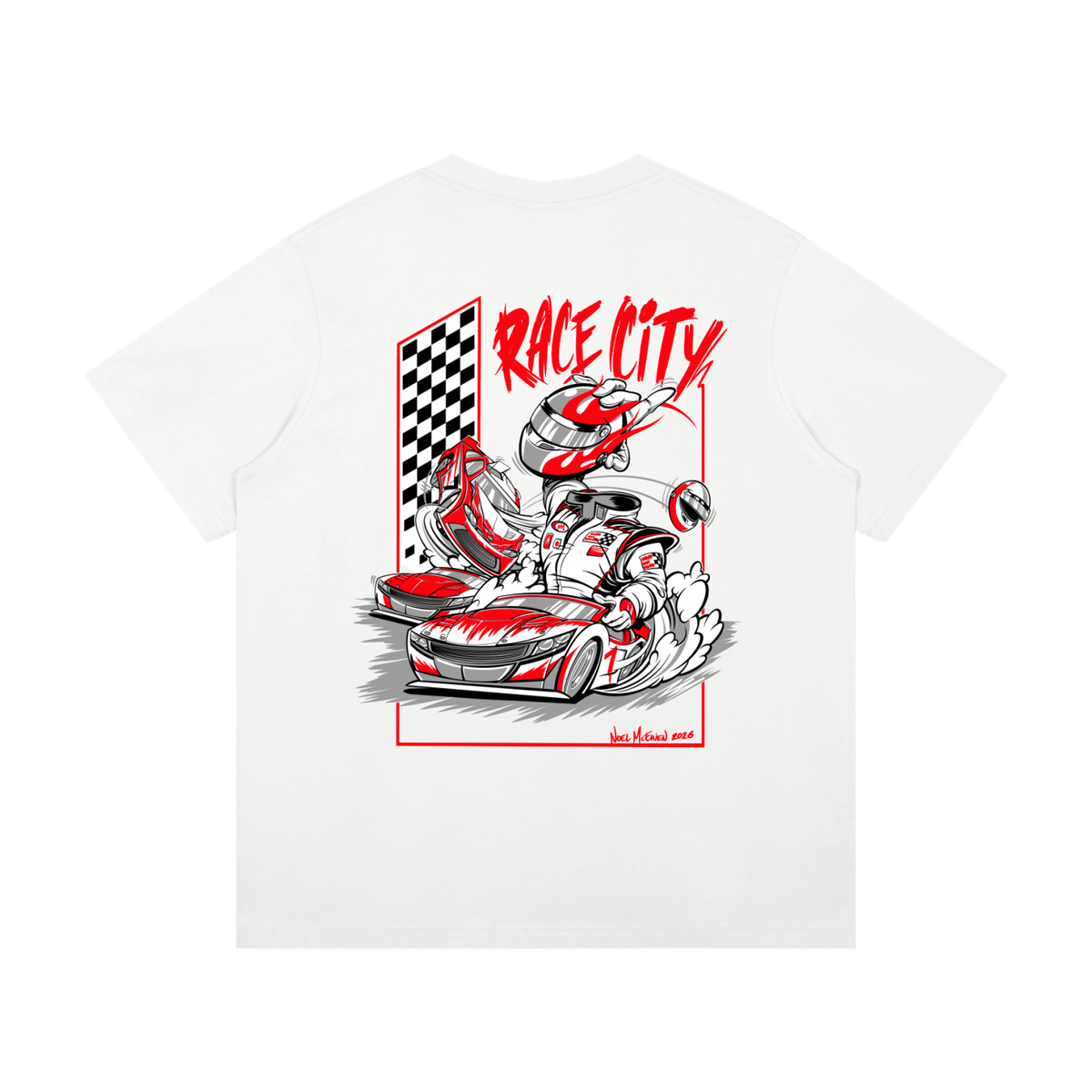 "RACE CITY" | Noel McEwen Artist Series T-Shirt